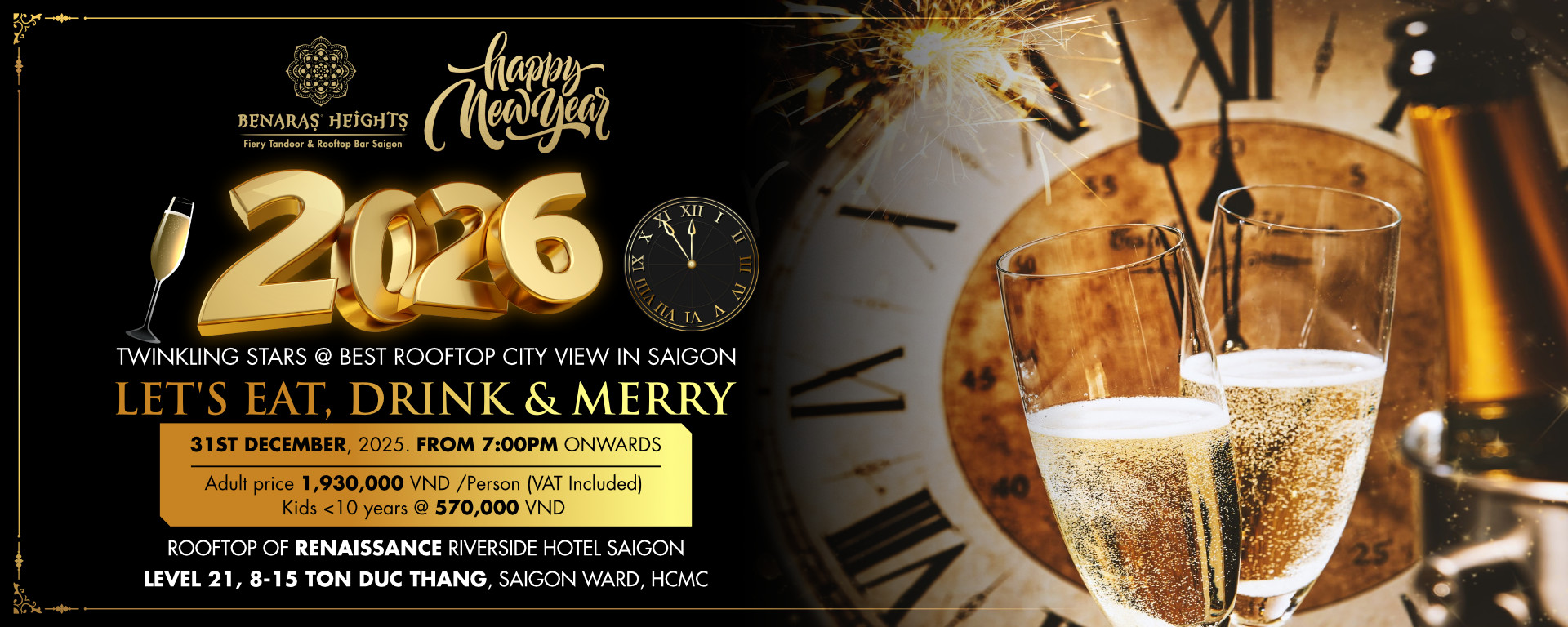 Slide heights New Year 2026 Flyer