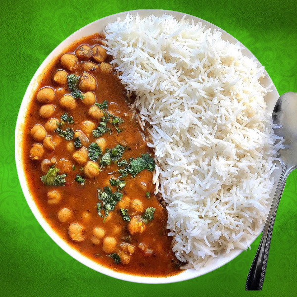 Meal Box – Chickpea Curry & Basmati Rice