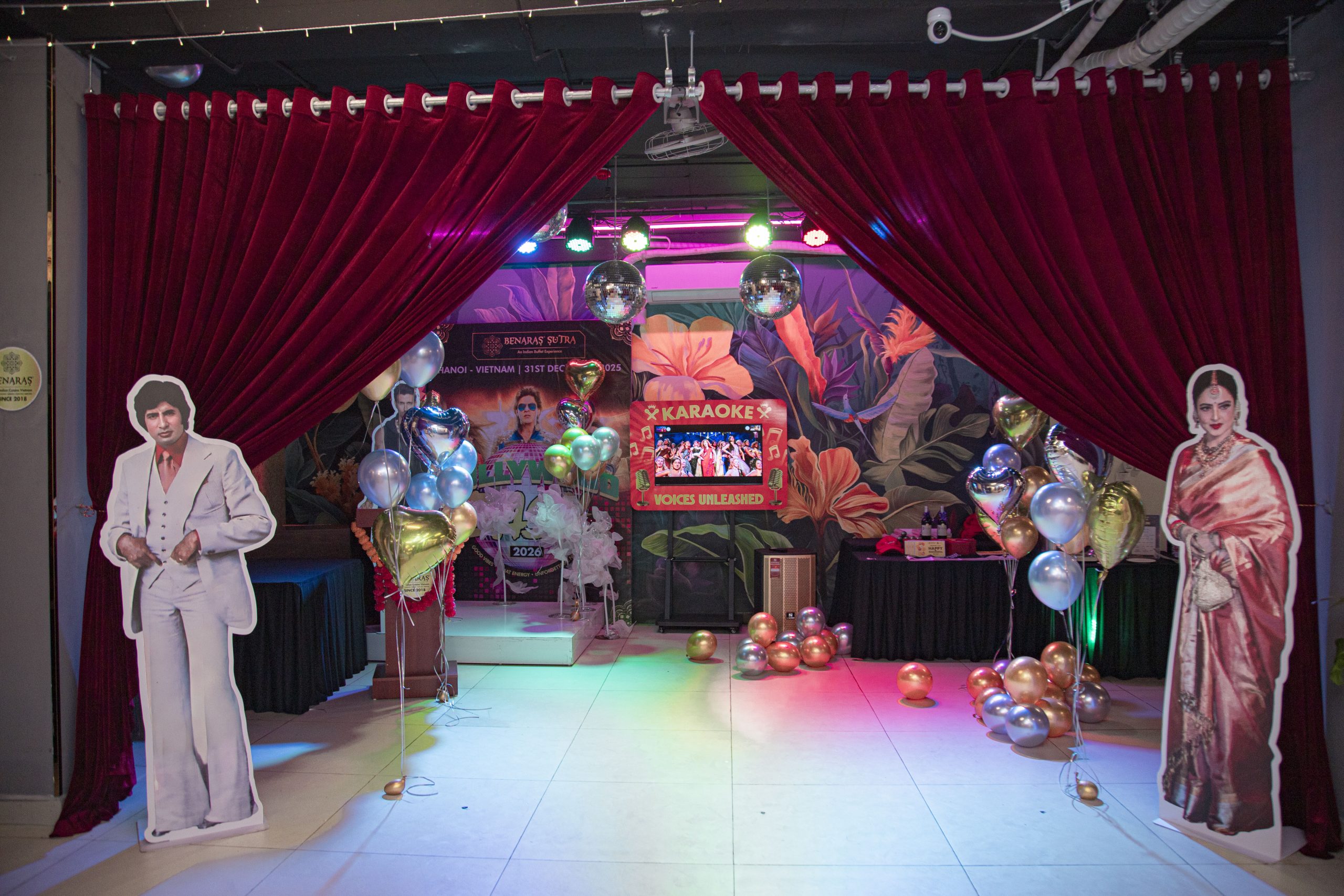 không gian tổ chức gala dinner Hà Nội phong cách Ấn Độ
